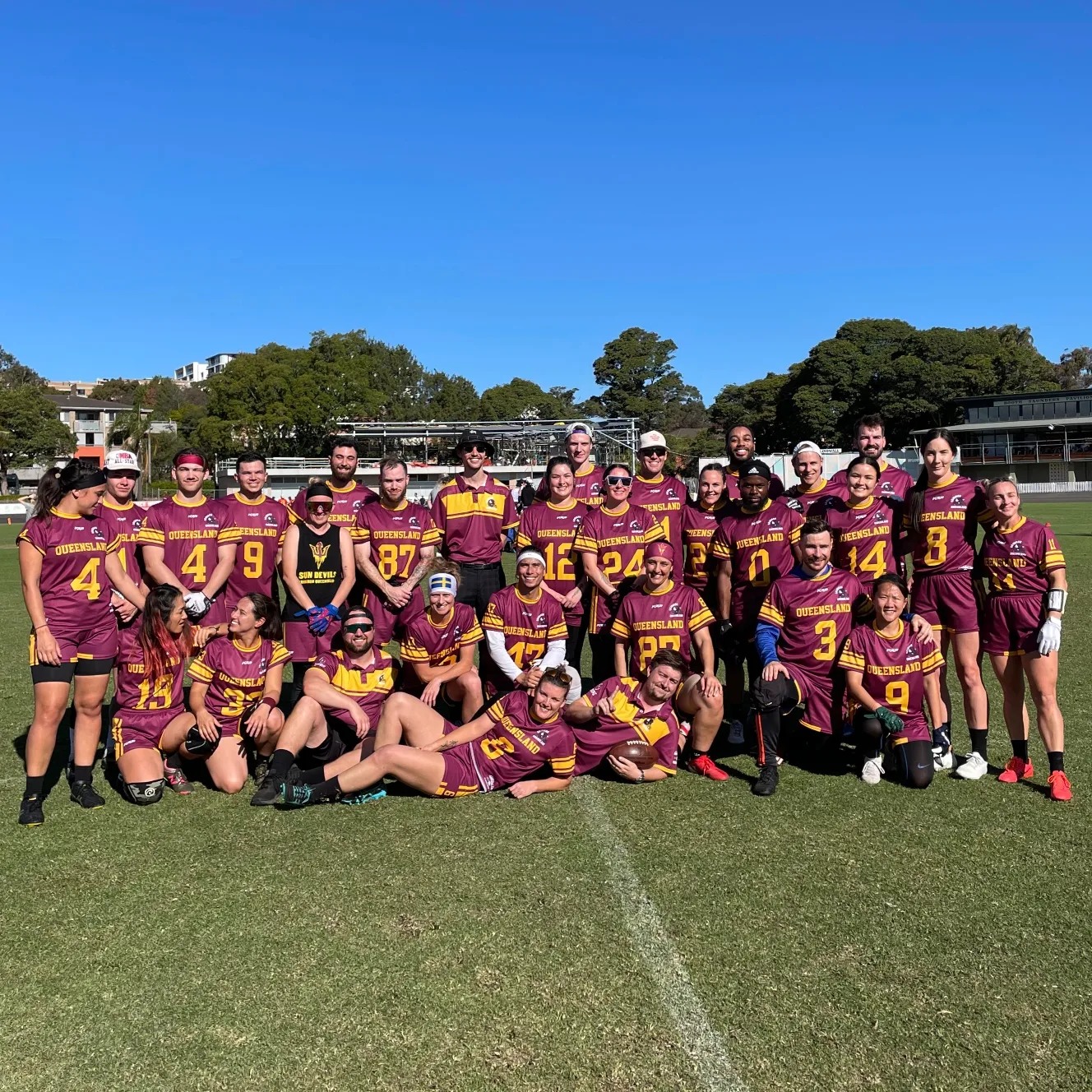 QLD flag football teams